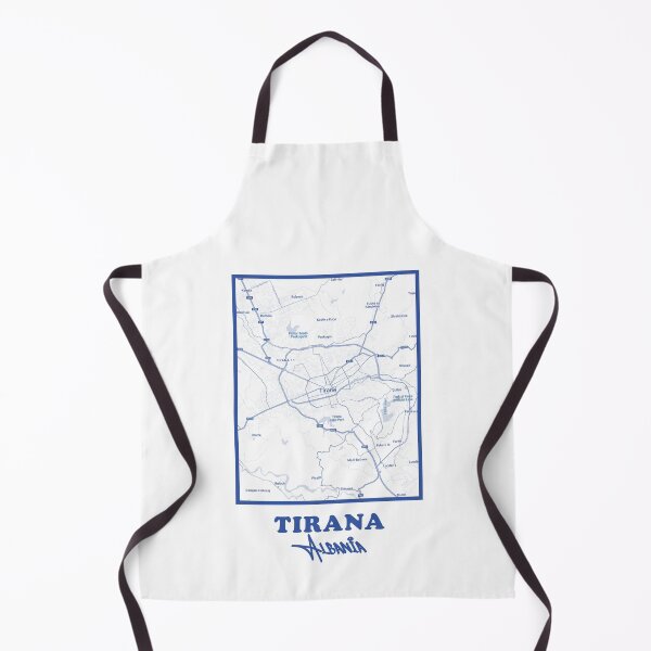 Item preview, Tirana City Map – Minimalist Blue Poster designed and sold by Enea Kelo.