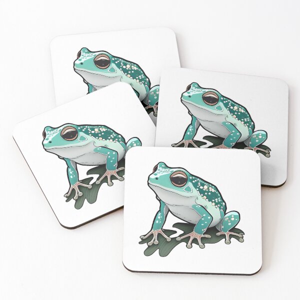 Item preview, Realistic looking snowflaked White Tree Frog designed and sold by Pariunos.