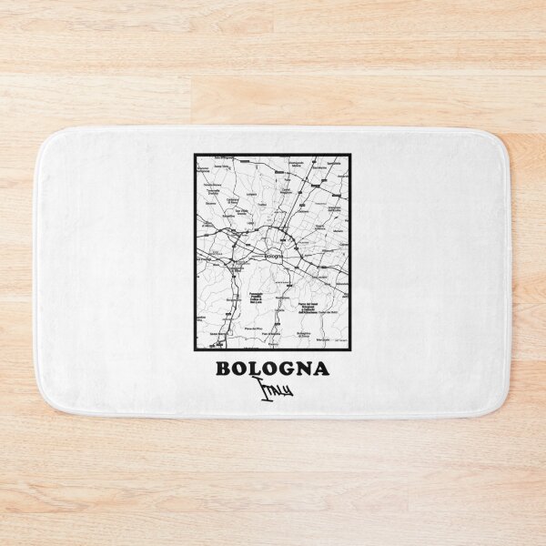 Item preview, Bologna City Map – Minimal Black and White Poster designed and sold by Enea Kelo.