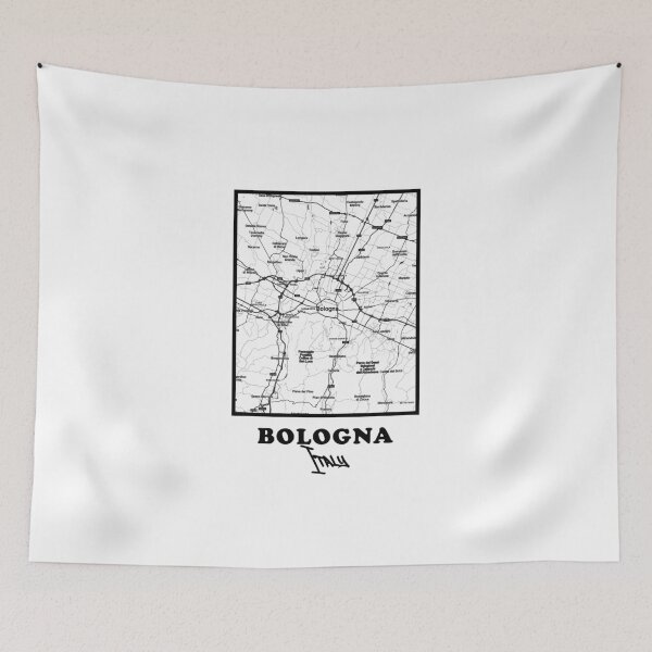 Item preview, Bologna City Map – Minimal Black and White Poster designed and sold by Enea Kelo.