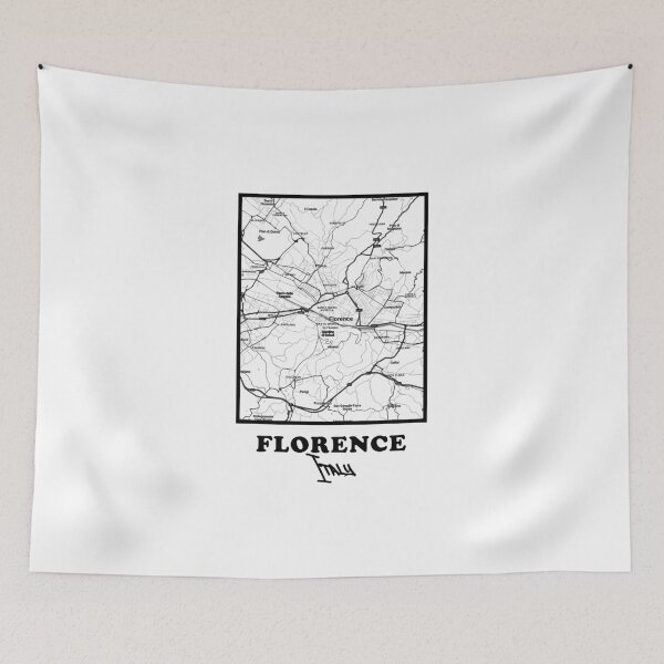 Item preview, Florence City Map – Minimal Black and White Poster designed and sold by Enea Kelo.