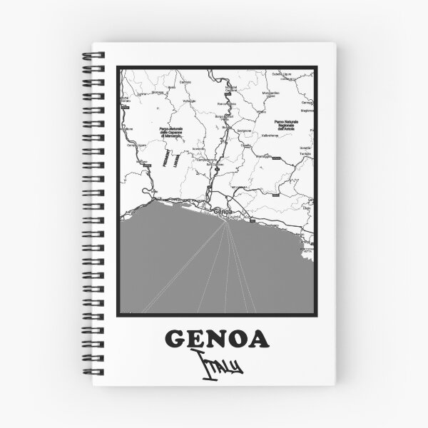 Item preview, Genoa City Map – Minimal Black and White Poster designed and sold by Enea Kelo.