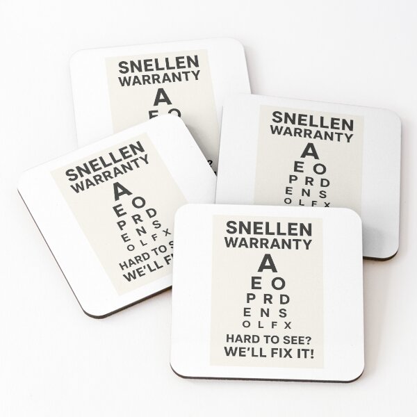 Item preview, Snellen Warranty Meme | Funny Eye Test Design designed and sold by ezzobair.