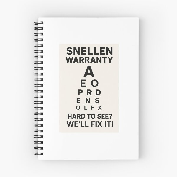 Item preview, Snellen Warranty Meme | Funny Eye Test Design designed and sold by ezzobair.