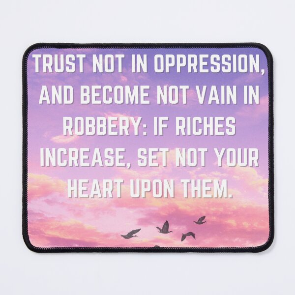 Item preview, Psalm 62:10 designed and sold by Undonemadenew.