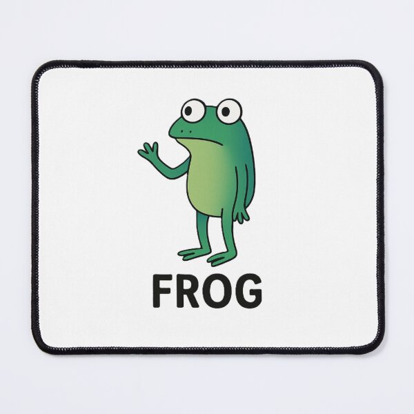 Item preview, Funny Frog Meme – Cartoon Frog With Raised Hand designed and sold by OxiSkor.