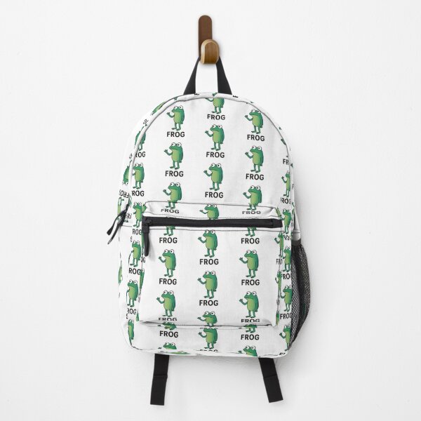 Item preview, Funny Frog Meme – Cartoon Frog With Raised Hand designed and sold by OxiSkor.