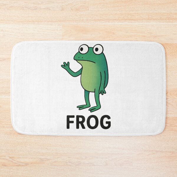 Item preview, Funny Frog Meme – Cartoon Frog With Raised Hand designed and sold by OxiSkor.