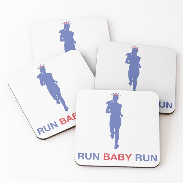 Item preview, Run Baby Run - Political Parody Running Design designed and sold by cabana.space.