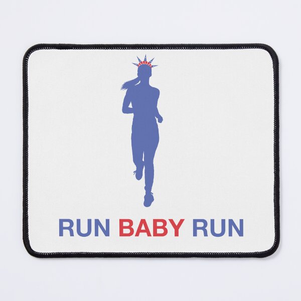 Item preview, Run Baby Run - Political Parody Running Design designed and sold by cabana.space.