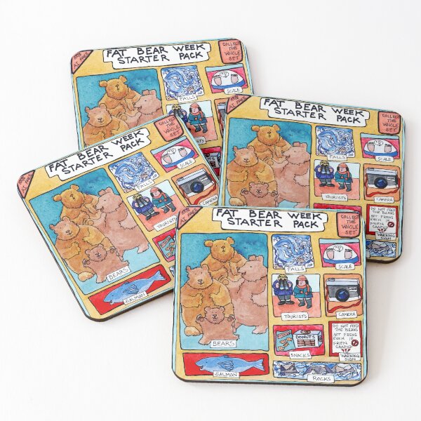 Item preview, Fat Bear Week Starter Pack designed and sold by PandaChronicle.