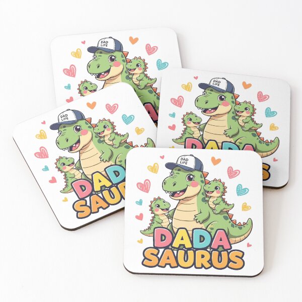 Item preview, Dada Saurus Cute Baby Dino Dad designed and sold by Uglyandcute.