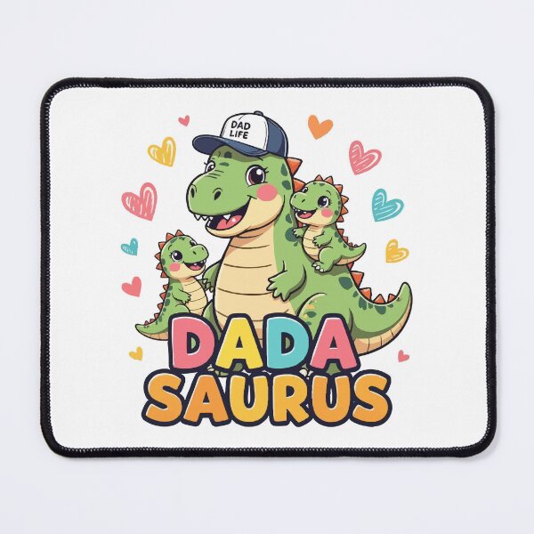 Item preview, Dada Saurus Cute Baby Dino Dad designed and sold by Uglyandcute.