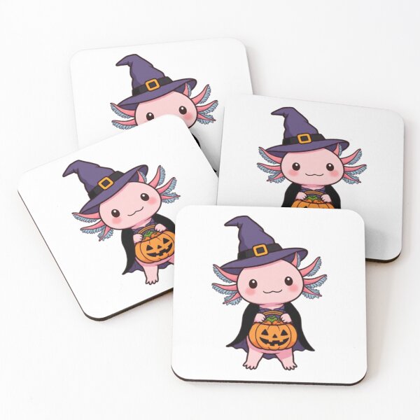 Item preview, Ajolote de Halloween con una canasta de dulces designed and sold by JonysCreativeDesigns.