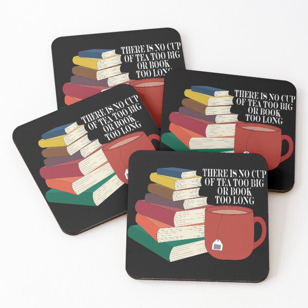 Item preview, No Cup of Tea Too Big or Book Too Long  designed and sold by Heather H Designs .