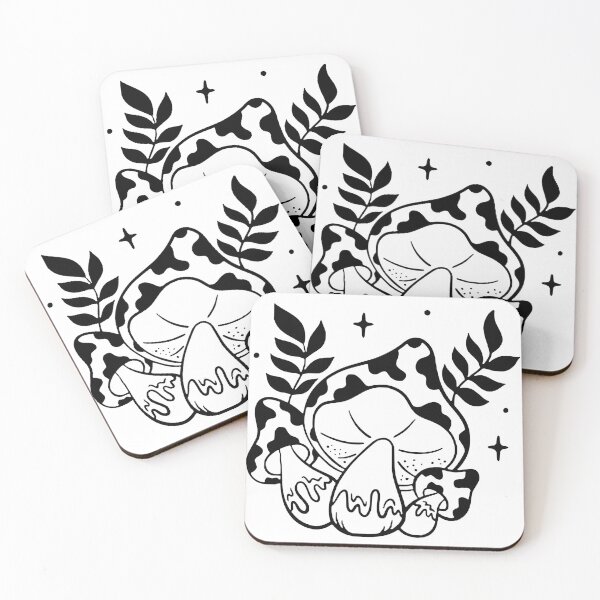 Item preview, Mystical Mushrooms Under the Stars – Bold Vector Design designed and sold by blaze_art.
