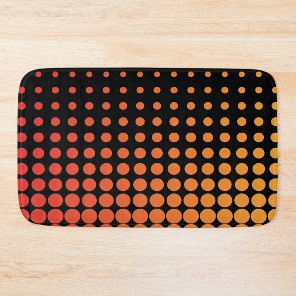 Item preview, Asymmetrical graded circular pattern on a black background designed and sold by XANTHIPPI.
