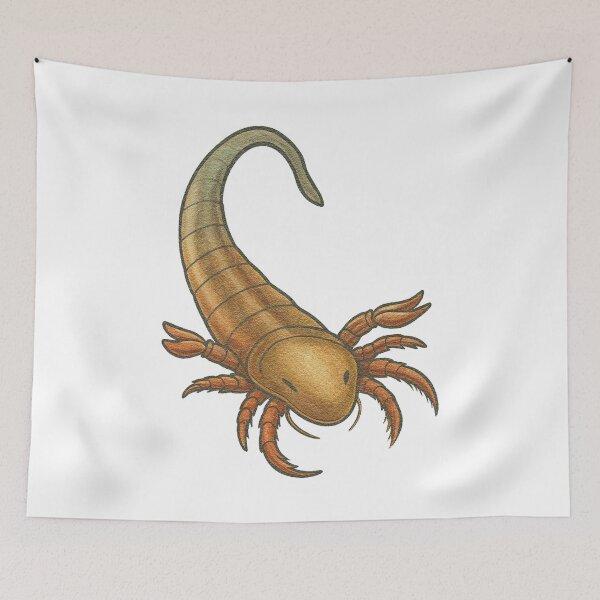 Item preview, Sea Scorpion Illustration, Ancient Eurypterid Prehistoric Art designed and sold by Vendeloc.
