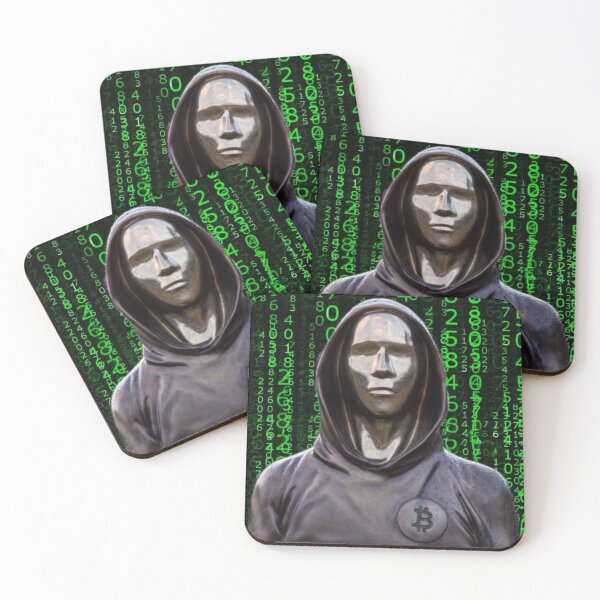Item preview, Satoshi with binar code designed and sold by humroid.
