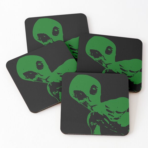 Item preview, Black and Green Obscure Alien  designed and sold by TangledRoots.
