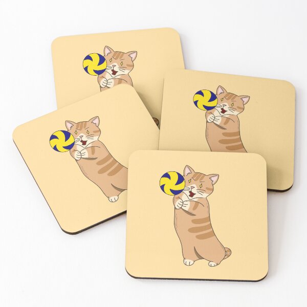 Item preview, Cat playing volleyball designed and sold by mii8ii7.