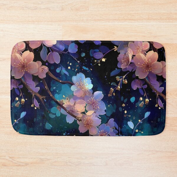 Item preview, Pink Cherry Blossoms at Night designed and sold by DarkmoorDesigns.