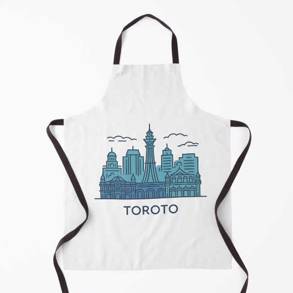 Item preview, Toronto City Skyline – Minimalist Cool Blue Travel Souvenir Design designed and sold by Paper Drip.