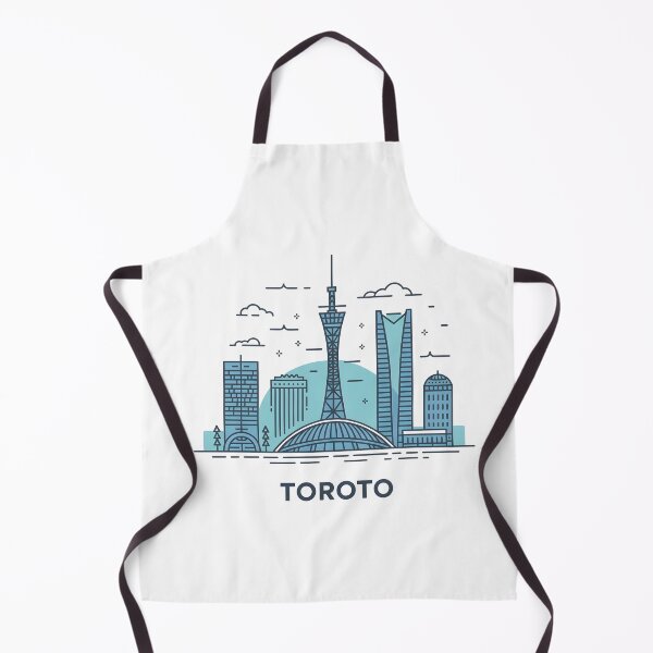 Item preview, Toronto City Skyline – Minimalist Cool Blue Travel Souvenir Design designed and sold by Paper Drip.
