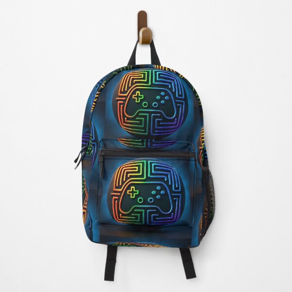 Item preview, Cyber Neon Controller – Gaming Maze Art designed and sold by Tewksy Lab.