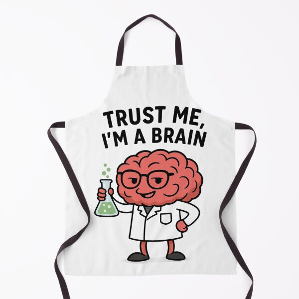 Item preview, Funny Scientist Brain – Trust Me I’m a Brain Meme for Rational Thinkers designed and sold by jelonkaa.