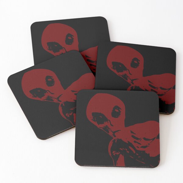 Item preview, Black and Red Obscure Alien  designed and sold by TangledRoots.