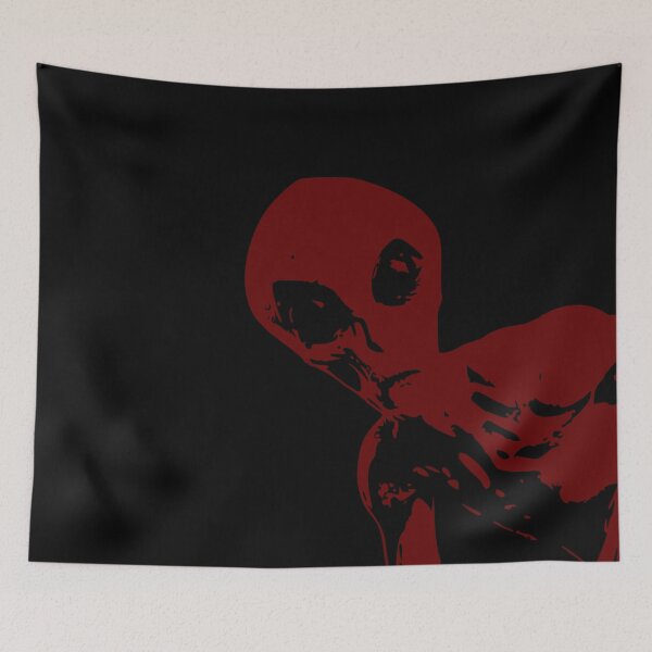 Item preview, Black and Red Obscure Alien  designed and sold by TangledRoots.