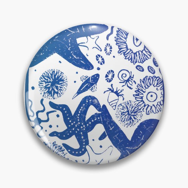 Item preview, Tide pool Linocut designed and sold by Remy-and-Clyde.