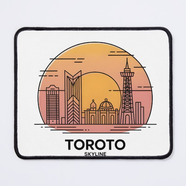 Item preview, Toronto City Skyline – Minimalist Sunset Travel Souvenir Design designed and sold by Paper Drip.