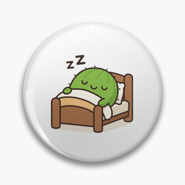 Item preview, Sleepy Cactus – Cute Kawaii Chibi Plant Design designed and sold by artbyTSR.