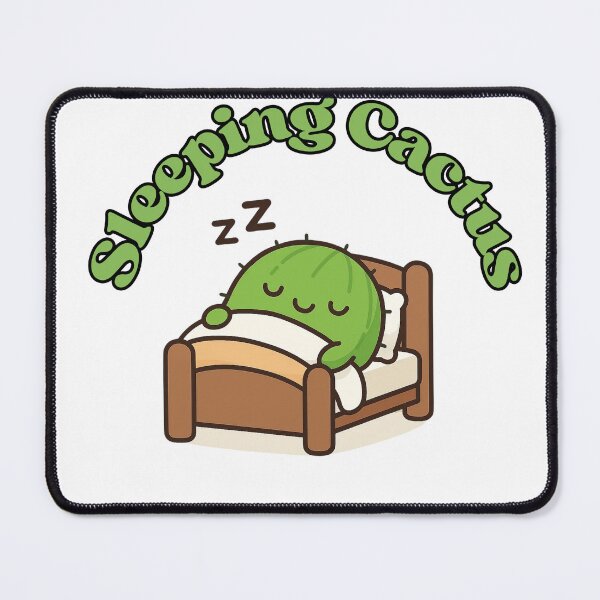 Item preview, Sleepy Cactus – Cute Kawaii Chibi Plant Design designed and sold by artbyTSR.