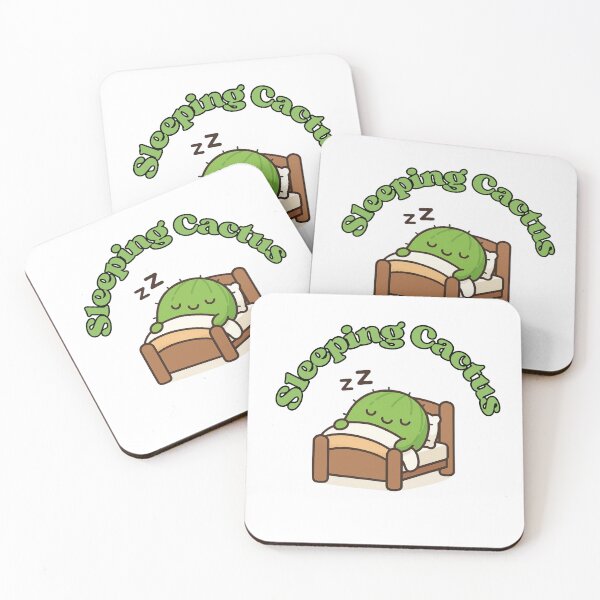 Item preview, Sleepy Cactus – Cute Kawaii Chibi Plant Design designed and sold by artbyTSR.