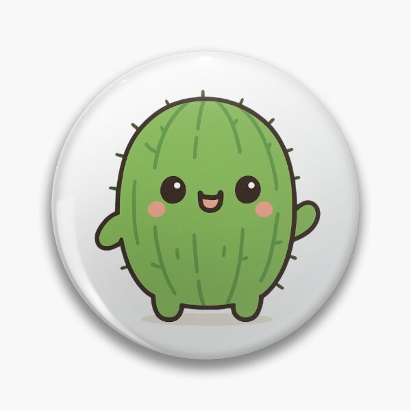 Item preview, Happy Cactus – Cute Kawaii Chibi Plant Design designed and sold by artbyTSR.