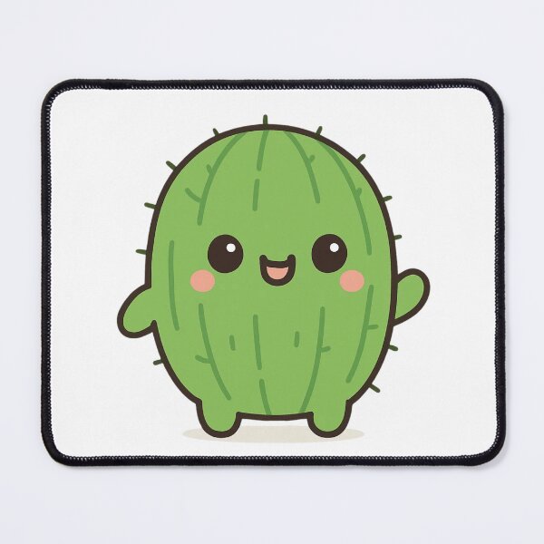 Item preview, Happy Cactus – Cute Kawaii Chibi Plant Design designed and sold by artbyTSR.