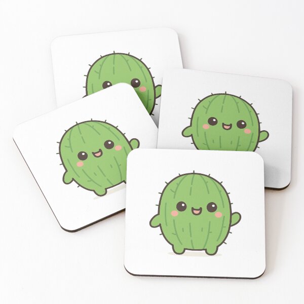 Item preview, Happy Cactus – Cute Kawaii Chibi Plant Design designed and sold by artbyTSR.