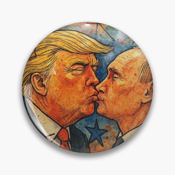 Pucker Up Trump and Putin Politica UK  Pin