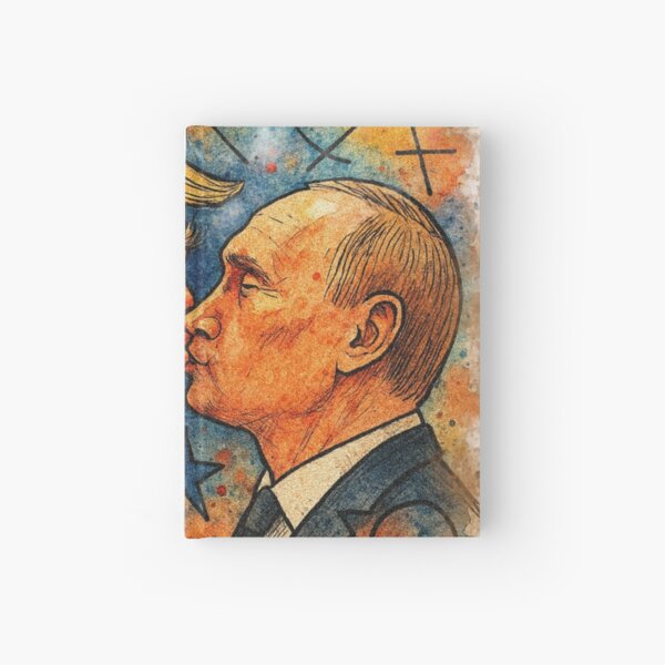 Pucker Up Trump and Putin Politica UK  Hardcover Journal