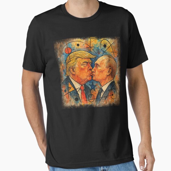 Pucker Up Trump and Putin Politica UK  Essential T-Shirt