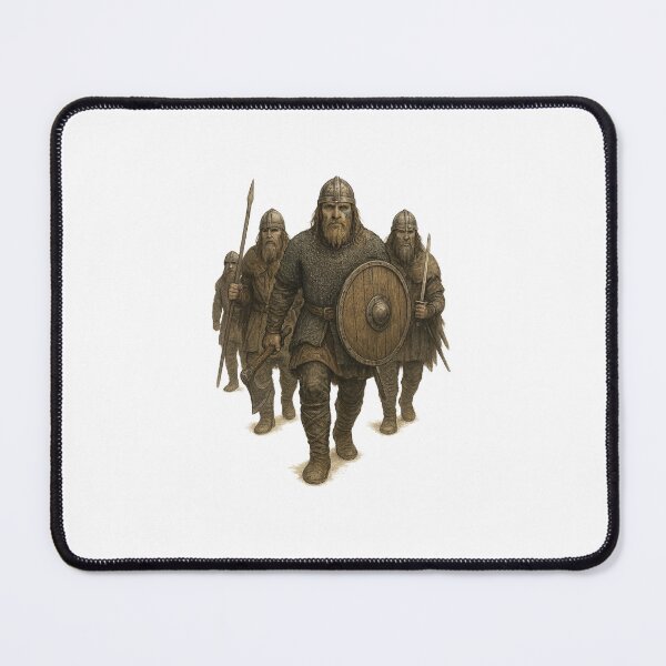 Item preview, Vikings Marching to War | Norse Warriors Artwork designed and sold by Frost & Forge.