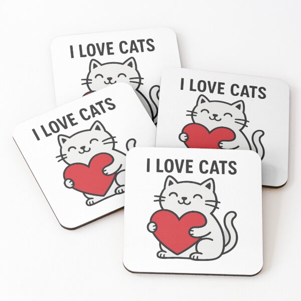 Item preview, I love cats designed and sold by bertyb123.
