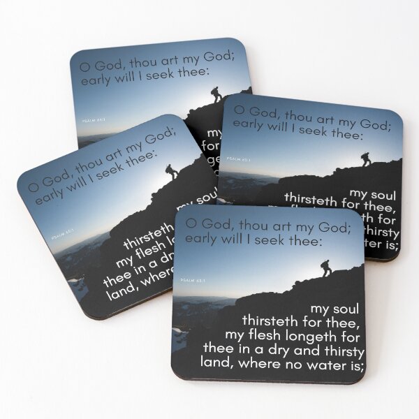 Item preview, Psalm 63:1 designed and sold by Undonemadenew.