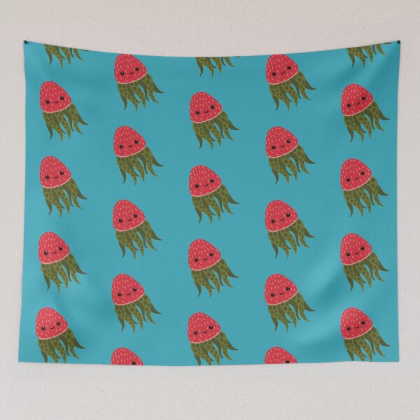 Item preview, Strawberry Jellyfish Pattern designed and sold by katieladybug3.