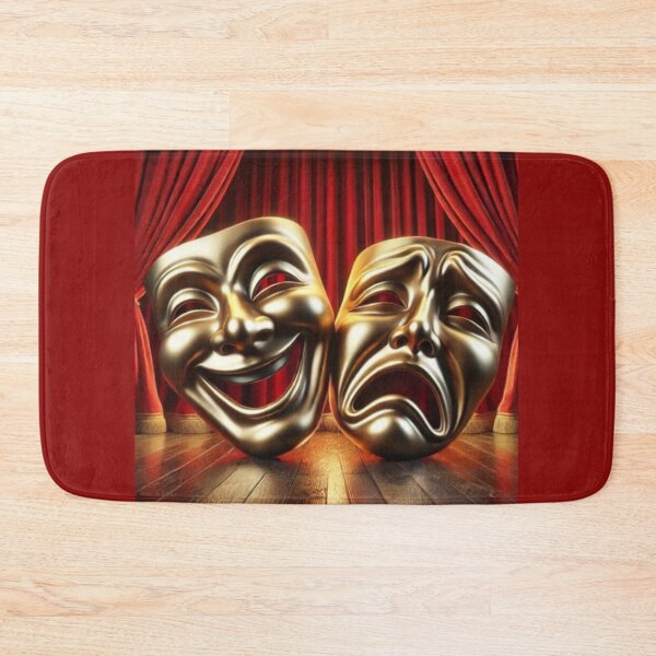 Item preview, Comedy and Tragedy Theater Masks designed and sold by BackgroundND.