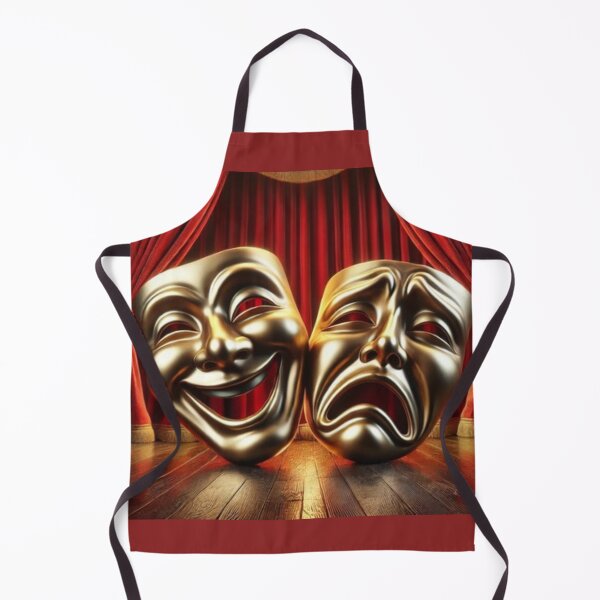 Item preview, Comedy and Tragedy Theater Masks designed and sold by BackgroundND.