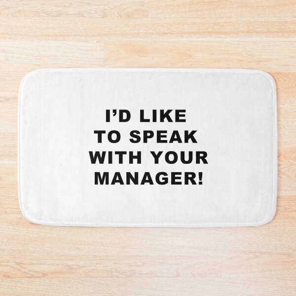 Item preview, I'D LIKE TO SPEAK WITH YOUR MANAGER KAREN  designed and sold by Stzacustoms.